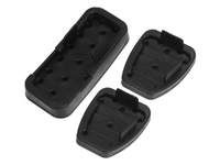 Clutch, Brake & Accelerator Pedal Pad Covers for Subaru Impreza GE / GH - Black-Spoilers and Bodykits Australia
