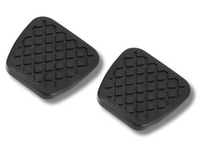 Clutch & Brake Pedal Pad Covers for Honda Civic - Black Rubber (2006 - 2015)-Spoilers and Bodykits Australia