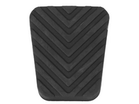 Clutch & Brake Pedal Pad Covers for Hyundai Accent - Black Rubber (2005 - 2010)-Spoilers and Bodykits Australia