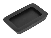 Clutch & Brake Pedal Pad Covers for Hyundai Accent / Elantra / Excel / Getz / Tiburon - Black Rubber-Spoilers and Bodykits Australia