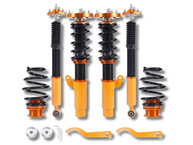Coilover Lowering Kit for BMW E46 3 Series - 24-Way Adjustable (1998 - 2005)-Spoilers and Bodykits Australia