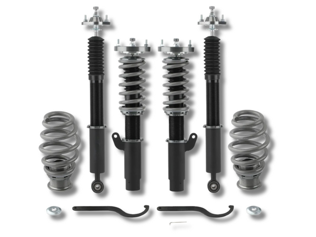 Coilover Lowering Kit for BMW E46 318d / 320d / 325i / 330i / 330d - 24-Way Adjustable (1999 - 2005)-Spoilers and Bodykits Australia