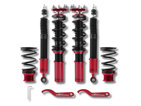 Coilover Lowering Kit for Ford Mustang GT Convertible 4th Gen - 24-Way Adjustable (1994 - 2004)-Spoilers and Bodykits Australia