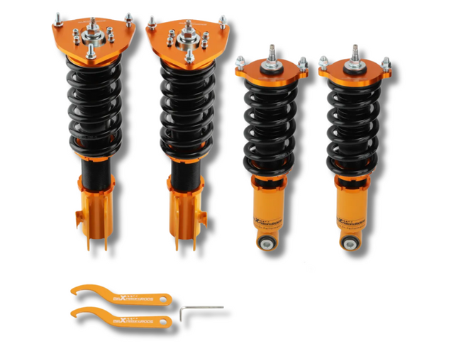 Coilover Lowering Kit for Subaru Liberty BE Sedan - 24-Way Adjustable (2000 - 2004)-Spoilers and Bodykits Australia