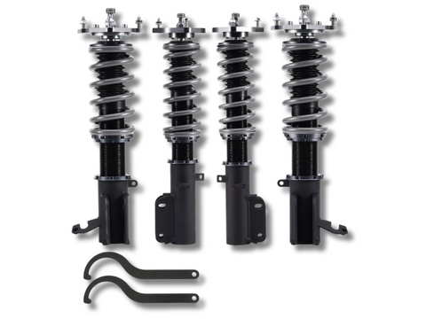 Coilover Lowering Kit for Toyota Corolla E90 / E100 - 24-Way Adjustable (1991 - 1998)-Spoilers and Bodykits Australia