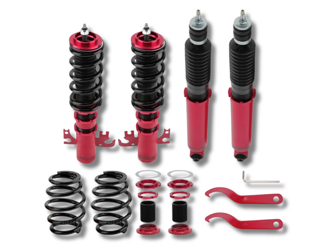 Coilover Lowering Kit for VT / VX / VY / VZ Holden Commodore / Statesman WH - 24-Way Adjustable (1997 - 2006)-Spoilers and Bodykits Australia