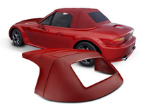 Convertible Soft Top with Plastic Window for BMW Z3 E36 Roadster - Burgundy (1996 - 2002) - Spoilers and Bodykits Australia