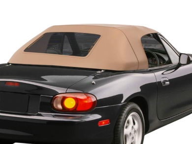 Convertible Soft Top with Plastic Window for BMW Z3 E36 Roadster - Tan (1996 - 2002) - Spoilers and Bodykits Australia