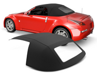 Convertible Soft Top with Plastic Window for Nissan 350Z Z33 - Black (2003 - 2009) - Spoilers and Bodykits Australia