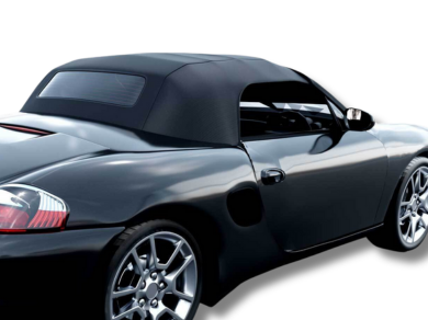 Convertible Soft Top with Plastic Window for Porsche Boxter 986 - Black (1996 - 2002) - Spoilers and Bodykits Australia