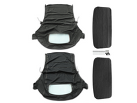 Convertible Soft Top with Plastic Window for Volkswagen Beetle - Black (2003 - 2010) - Spoilers and Bodykits Australia