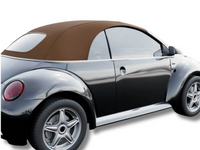 Convertible Soft Top with Plastic Window for Volkswagen Beetle - Tan (2003 - 2010) - Spoilers and Bodykits Australia