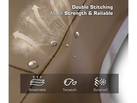 Convertible Soft Top with Plastic Window for Volkswagen Beetle - Tan (2003 - 2010) - Spoilers and Bodykits Australia