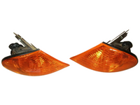 Corner Indicator Lights for BMW 3 Series E46 Sedan - Amber (Pair)-Spoilers and Bodykits Australia