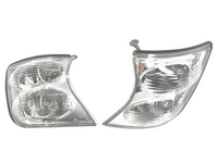 Corner Indicator Park Lights for Nissan Patrol GU Y61 Series 2 - Chrome - Pair (2001 - 2007)-Spoilers and Bodykits Australia