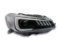 DRL LED Projector Head Lights with Sequential Indicators & White DRL for Subaru Levorg / WRX / STI (2014 - 2017) - Spoilers And Bodykits Australia