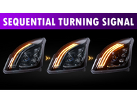 DRL LED Projector Head Lights with Sequential Indicators for 120 Series Toyota Prado (2003 - 2009 Models) - Spoilers And Bodykits Australia