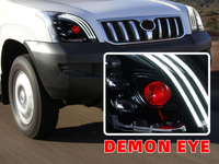 DRL LED Projector Head Lights with Sequential Indicators for 120 Series Toyota Prado (2003 - 2009 Models) - Spoilers And Bodykits Australia