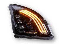 DRL LED Projector Head Lights with Sequential Indicators for 120 Series Toyota Prado (2003 - 2009 Models) - Spoilers And Bodykits Australia