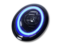 DRL LED Projector Head Lights with Sequential Indicators for Mini Cooper R50  R52  R53 (2001 - 2007) - Spoilers And Bodykits Australia