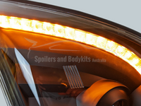 DRL LED Twin Projector Head Lights with Sequential Indicators for 120 Series Toyota Prado (2003 - 2009 Models) - Spoilers And Bodykits Australia