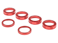 Dashboard Button Ring Trims x6 for Ineos Grenadier - Alloy - Red (2020 - 2024)-Spoilers and Bodykits Australia