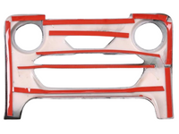 Dashboard Centre Panel Cover for PX2 / PX3 Ford Ranger - Carbon Fibre Look (2015 - 2021)-Spoilers and Bodykits Australia