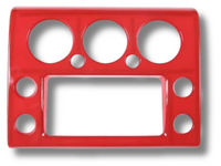Dashboard Centre Panel Trim Cover for Toyota FJ Cruiser - Red - Pair (2007 - 2021)-Spoilers and Bodykits Australia