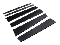 Door Center Pillar Trims for Land Rover Discovery 3 & 4 - Matt Black - 6-Pieces (2004 - 2016)-Spoilers and Bodykits Australia