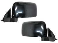 Door Mirrors for D22 Nissan Navara - Manual Fold - Black - Pair (2001 - 2015)-Spoilers and Bodykits Australia