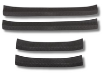 Door Sill Scuff Trims x4 for Land Rover Defender 110 - Black (2020 - 2024)-Spoilers and Bodykits Australia