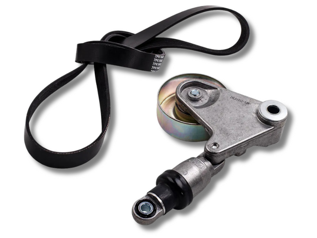 Drive Fan Belt & Tensioner Assembly for GU Nissan Patrol Y61 ZD30 3.0L (2000 - 2007)-Spoilers and Bodykits Australia