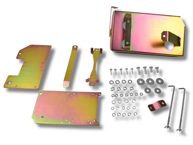 Dual Battery Tray for 70 / 76 / 78 / 79 Series Toyota Landcruiser V8 4.5L - ABS & Non-ABS - Copper-Spoilers and Bodykits Australia