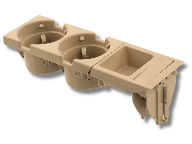 Dual Cup Holder & Coin Tray Box for BMW E36 / E46 / E90 316i / 320d / 325i / 330i / M3 - Beige-Spoilers and Bodykits Australia