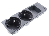 Dual Cup Holder & Coin Tray Box for BMW E46 3 Series 316 / 318 / 320 / 325 / 330 / M3 - Grey-Spoilers and Bodykits Australia