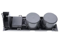 Dual Cup Holder & Coin Tray Box for BMW E46 3 Series 316 / 318 / 320 / 325 / 330 / M3 - Grey-Spoilers and Bodykits Australia