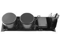 Dual Cup Holder & Coin Tray Box for BMW E46 3 Series 318 / 320 / 325 / 330 / M3 - Black-Spoilers and Bodykits Australia