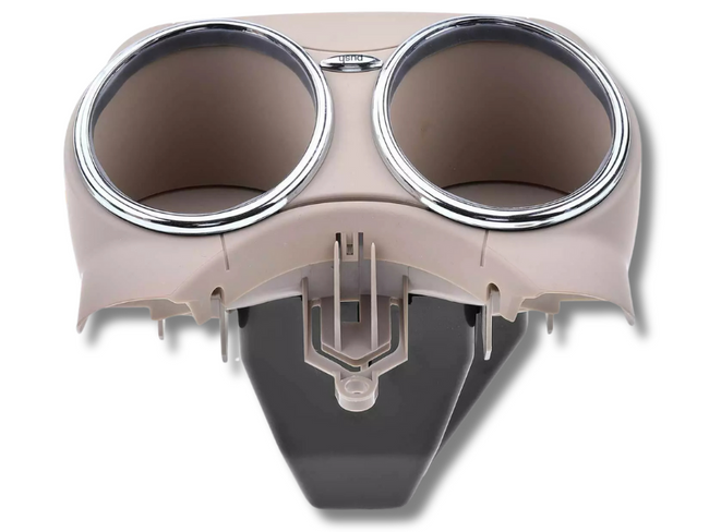 Dual Cup Holder for Mercedes Benz C219 CLS Class Coupe - Beige (2005 - 2010)-Spoilers and Bodykits Australia