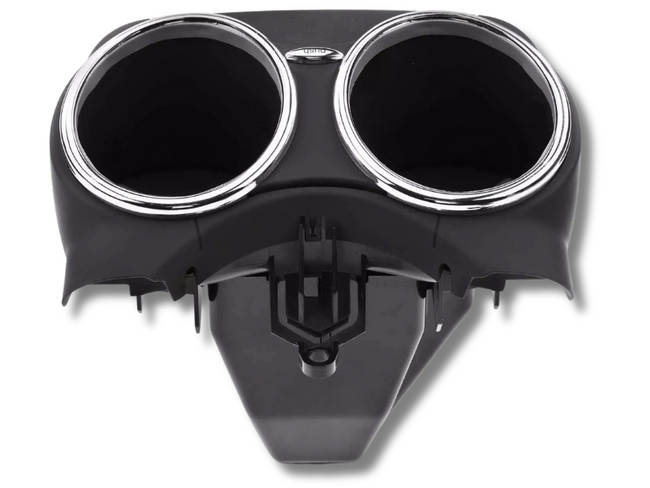 Dual Cup Holder for Mercedes Benz C219 CLS Class Coupe - Black (2005 - 2010)-Spoilers and Bodykits Australia