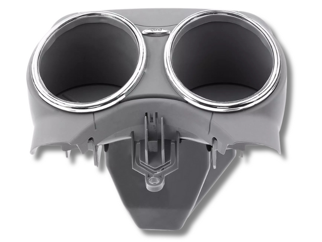 Dual Cup Holder for Mercedes Benz C219 CLS Class Coupe - Grey (2005 - 2010)-Spoilers and Bodykits Australia