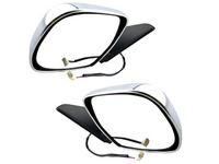 Electric Door Mirrors for 100 Series Toyota Landcruiser - Chrome - Pair (1998 - 2007)-Spoilers and Bodykits Australia