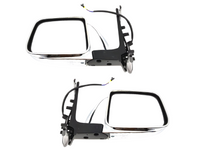 Electric Door Mirrors for GU Nissan Patrol Y61 - Chrome - Pair (10/1997 - 2016)-Spoilers and Bodykits Australia