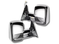 Extendable Towing Mirrors for 100 Series Toyota Landcruiser - Chrome - Electric Mirror - Pair-Spoilers and Bodykits Australia