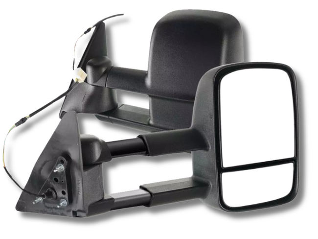 Extendable Towing Mirrors for 100 Series Toyota Landcruiser - Pair (1998 - 2007)-Spoilers and Bodykits Australia