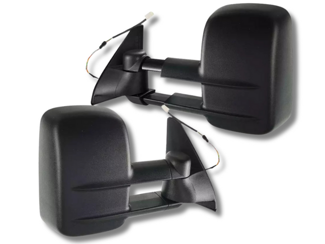 Extendable Towing Mirrors for 120 Series Toyota Prado - Pair (2002 - 2009)-Spoilers and Bodykits Australia