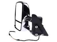 Extendable Towing Mirrors for 80 Series Toyota Landcruiser - Chrome - Pair (1990 - 1998)-Spoilers and Bodykits Australia