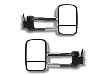 Extendable Towing Mirrors for 80 Series Toyota Landcruiser - Chrome - Pair (1990 - 1998)-Spoilers and Bodykits Australia