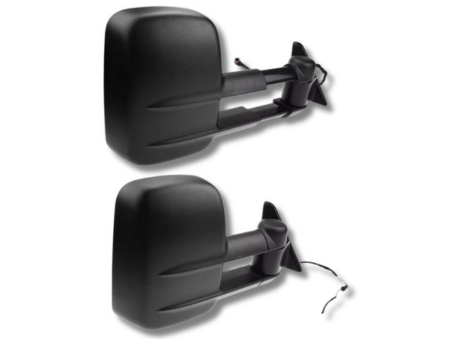 Extendable Towing Mirrors for 80 Series Toyota Landcruiser - Electric Mirror - Pair (1990 - 1998)-Spoilers and Bodykits Australia