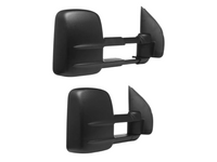 Extendable Towing Mirrors for D40 Nissan Navara - Manual Mirror - Black - Pair (2005 - 2015)-Spoilers and Bodykits Australia