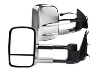 Extendable Towing Mirrors for Ford Territory SX / SY / SZ - Chrome - Pair (2004 - 2016)-Spoilers and Bodykits Australia
